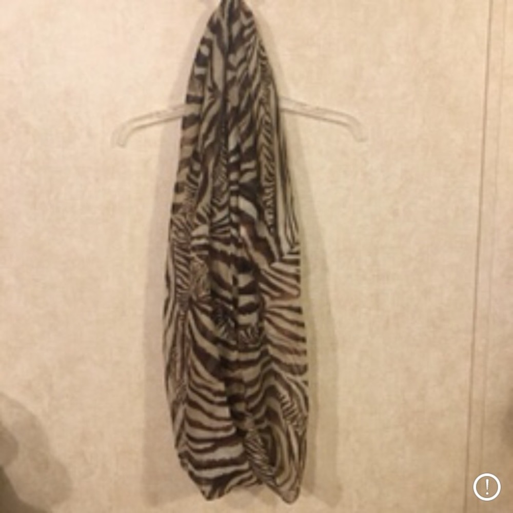 Zebra Print Scarf